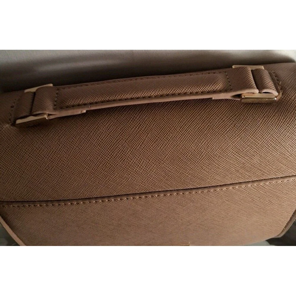 Danielle Nicole Penelope Structured Crossbody Mauve Pink Faux Leather Handle - Picture 5 of 15
